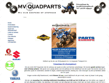 Tablet Screenshot of mvquadparts.nl